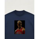 Camiseta Oversized Jordan - Marinho - Malhão