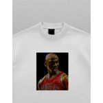 Camiseta Oversized Jordan - Branca - Malhão