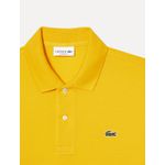 Polo Regular Fit em Piqué Stretch Original Importada - Amarela
