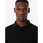 Polo Regular Fit Paris em Piqué Stretch Original Importada - Preta