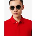 Polo Regular Fit Paris em Piqué Stretch Original Importada - Vermelho