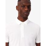 Polo Regular Fit Paris em Piqué Stretch Original Importada - Branca 