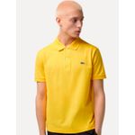 Polo Regular Fit em Piqué Stretch Original Importada - Amarela