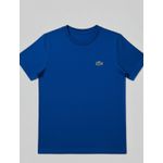 Camiseta Lacoste Estampada nas Costas - AZUL