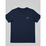 Camiseta Lacoste Estampada nas Costas - MARINHO