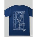 Camiseta Lacoste Estampada nas Costas - AZUL
