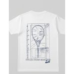 Camiseta Lacoste Estampada nas Costas - Branca 