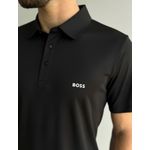 GOLA POLO HUGO BOSS POLIAMIDA - PRETA