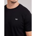 CAMISETA DIESEL - BRANCA COM A LOGO PRETA 