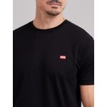 CAMISETA DIESEL - PRETA COM A LOGO VERMELHA 