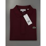 Gola Polo Lacoste Importada - Vermelho Escuro 