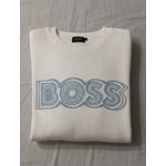 Camiseta Hugo Boss - Branca com Azul