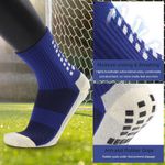 Kit 3 Meias Antiderrapante Esportivas Masculino, Meias Masculino para Futebol, Basquete, Voleibol, Corrida, Trekking, Caminhada (cores sortidas)