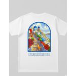 Camiseta Casa Blanca - Branca Com Gatinho - Chinesa 