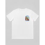 Camiseta Casa Blanca - Branca Com Gatinho - Chinesa 