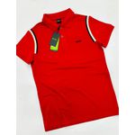GOLA POLO BOSS DIFERENCIADA NA MANGA - VEREMELHA