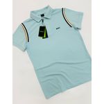 GOLA POLO BOSS DIFERENCIADA NA MANGA - AZUL CLARO