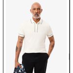 Gola Polo Original - Branca com Linhas Pretas 