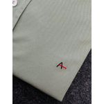 Camisa Social Linho Manga Curta Aramis - Cinza