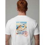 Camiseta Casa Blanca Sifnos - Branca - Chinesa 