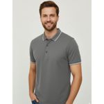 Gola Polo Poliamida Chinesa - Cinza