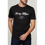 Camiseta Tommy Hilfiger - Preta (Estampa Diferenciada) 