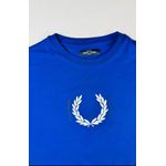 Camiseta Fred Perry - Azul Royal - Emborrachada - Egípcia