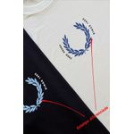 Camiseta Fred Perry - Marinho - Emborrachada - Egípcia