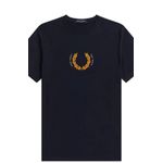 Camiseta Fred Perry - Preta - Emborrachada - Egípcia