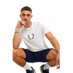Camiseta Fred Perry - Branca - Emborrachada - Egípcia