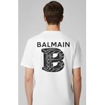 Camiseta Balmain - Branca - Chinesa 