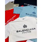 Camiseta Balenciaga Oversized - Marinho - Malhão 