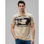 Camiseta Diesel Oversized - Bege - Chinesa 