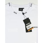 Camiseta Hugo Boss Gola Detalhada - BRANCA