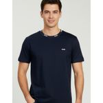 Camiseta Hugo Boss Gola Detalhada - PRETA