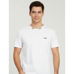 Camiseta Hugo Boss Gola Detalhada - BRANCA