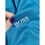 Gola polo poliamida chinês Hugo Boss - Azul Celeste