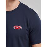 Camiseta Diesel Bordada- Marinho