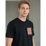 Camiseta Amiri - Preta - Chinesa Encorpada 