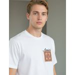Camiseta Amiri - Branca - Chinesa Encorpada 