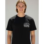 Camiseta Amiri - Preta - Chinesa Encorpada 