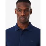 Polo Regular Fit Paris em Piqué Stretch Importada - Azul Marinho 