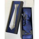 Caixa com Gravata - Azul Escuro