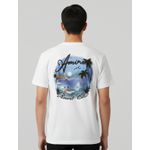 Camiseta Amiri - Branca - Chinesa Encorpada 