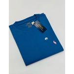 Camiseta Ralph Lauren - Azul com Cavalo Rosa - Egípcia