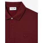 Polo Regular Fit em Piqué Stretch Importada - Bordô