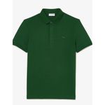 Polo Regular Fit Paris em Piqué Stretch Importada - Verde Oliva 