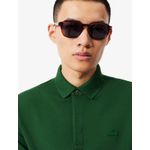Polo Regular Fit Paris em Piqué Stretch Importada - Verde Oliva 