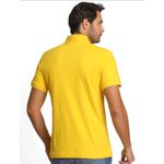 Polo Regular Fit Paris em Piqué Stretch Importada - AMARELA