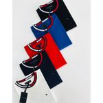 Camiseta Tommy Hilfiger Gola Diferenciada - Marinho